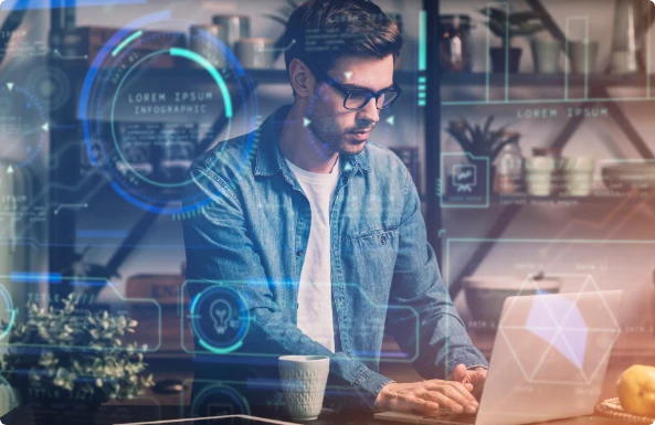 Geração de insights preditivos que melhoram a precisão e a qualidade das decisões.